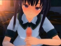 3D Schoolgirl Gets Jizzed Twice!